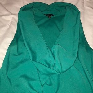 **GREAT QUALITY** Green cowl neck blouse